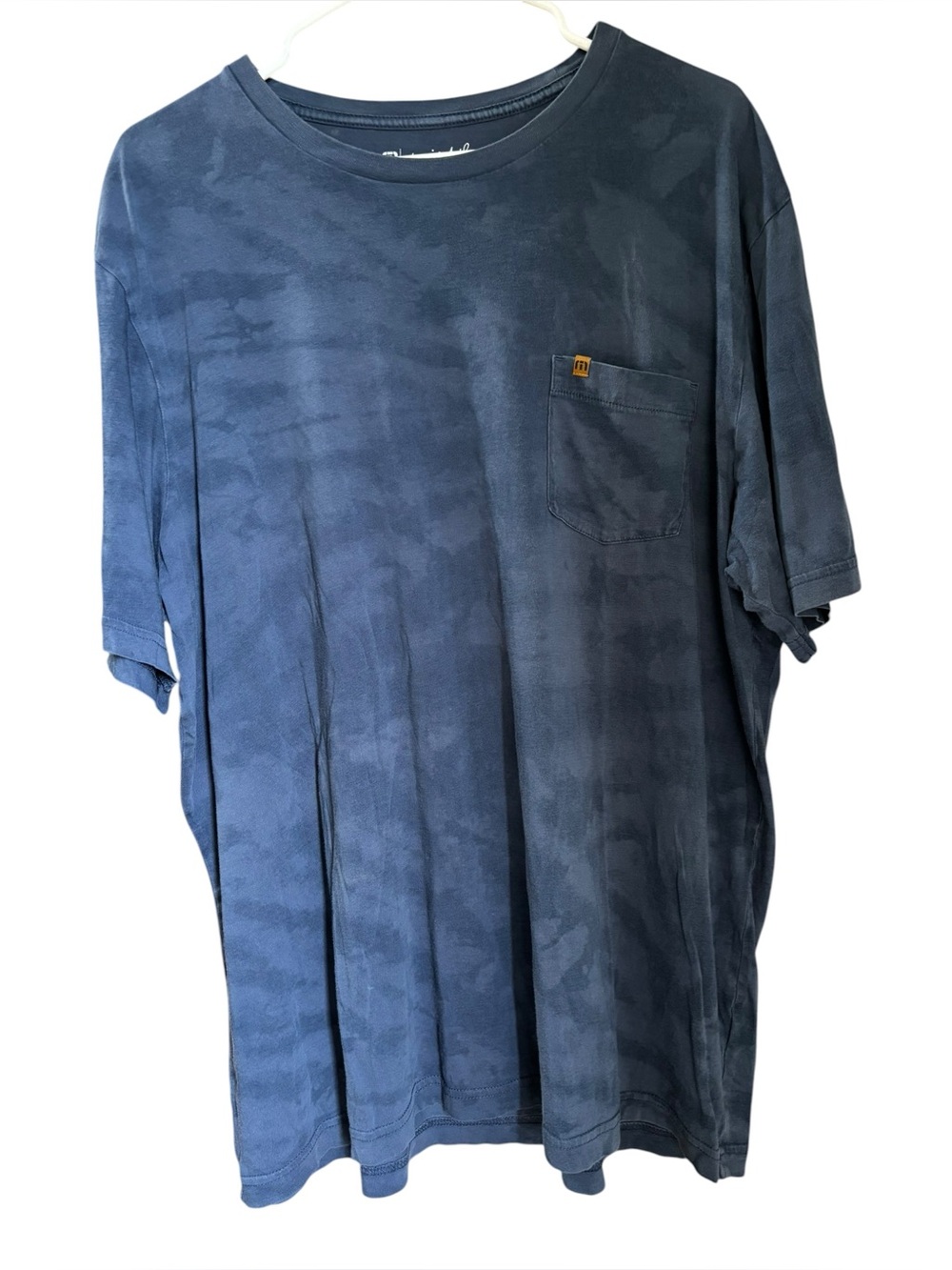 Travis Mathew Men's Dark Blue Casual Short Sleeve Pocket T Shirt Size XXL